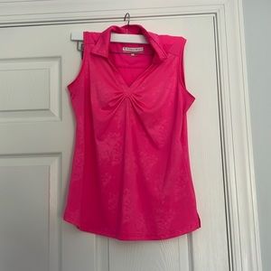 Sleeveless golf top